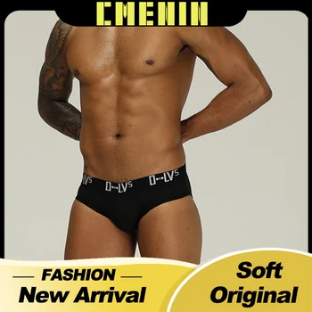 

2020 New Breathable Sexy Mens Underwear Briefs Striped Male Underwear Cotton Men's Briefs Bikini Gay Underwear Funny OR209