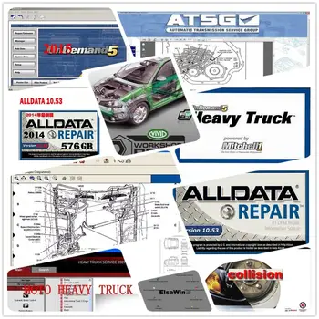

2020 hot Alldata software mitchell on demand 2015 ElsaWin Vivid workshop ATSG all data 10.53 24 in USB 3.0 1tb hdd for car truck
