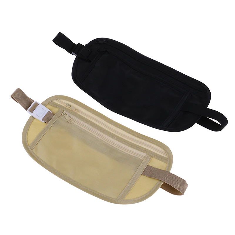 de viaje Invisible de 2 colores, riñonera oculta, cartera de seguridad, regalos para pasaporte, riñonera - AliExpress Maletas y