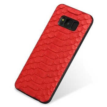 

Original python skin case For Galaxy s8 s10 plus Genuine leather phone case back cover for Samsung Note 10 plus A50 A70 a40 a30