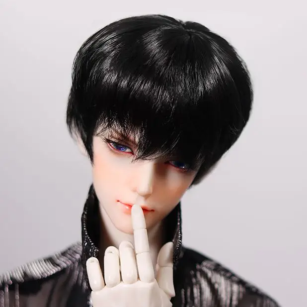 

BJD Wig 1/3 1/4 1/6 Doll Hair Idol Style Bangs Short Straight Male Girl Cool Boy Doll Accessories Various Colors Available
