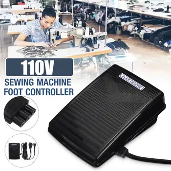 

Foot Control Pedal Black Home Sewing Machine Smooth PEDAL&CORD With Power Cord Pedal for Home Factory Foot Pedal US Plug