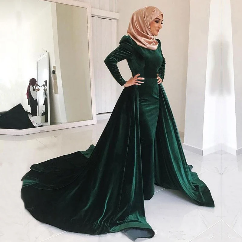 green velvet ball gown