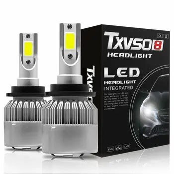 

Car Headlight LED Parts For TXVSO8 D2S D4S T2 Kit DC 9-32V Aluminum Alloy