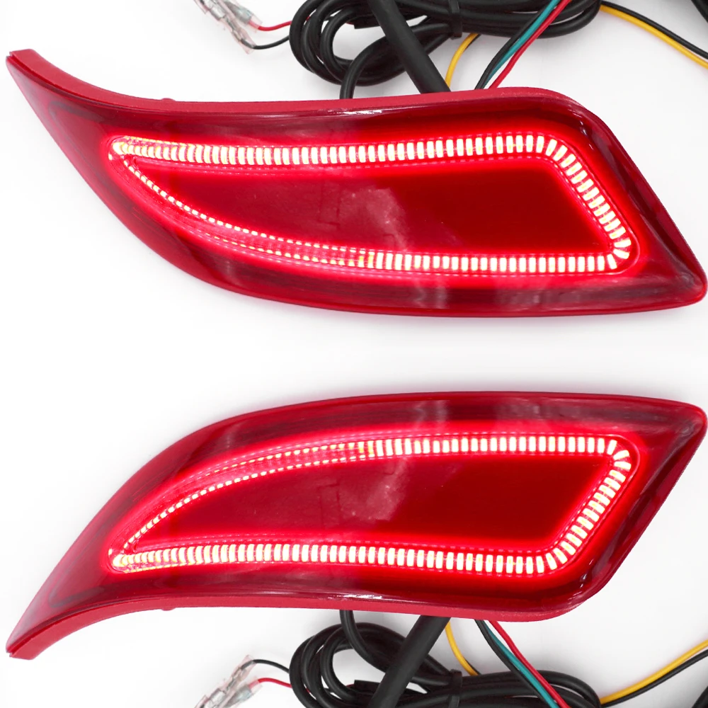 

Multi-function Reflector Lamp Rear Fog Lamp Bumper Light For Toyota Camry 2015 2016 LED DRL Brake Light Turning Signal Light