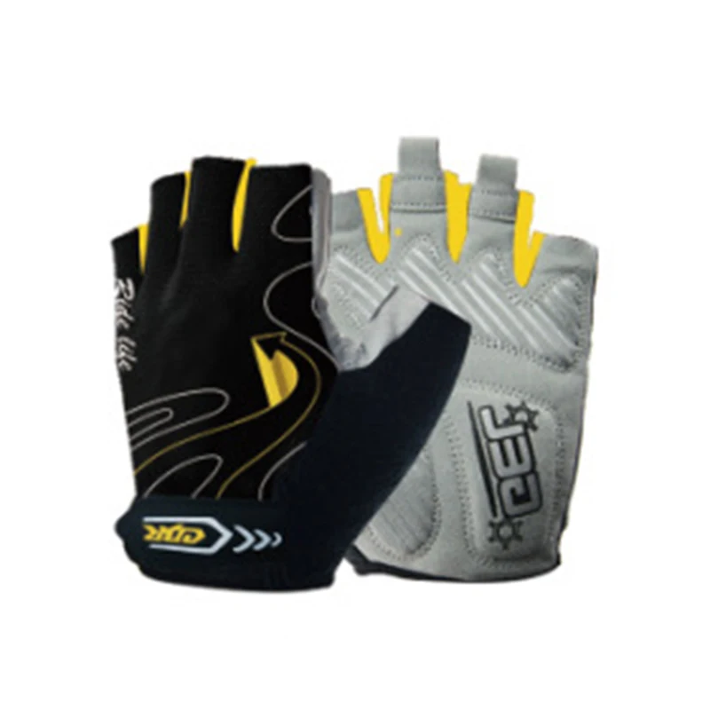 

1 Pair Outdoor Sports Half Finger Gloves Racing Cycling Motorcycle MTB Bike Bicycle Elastic Lycra Cloth