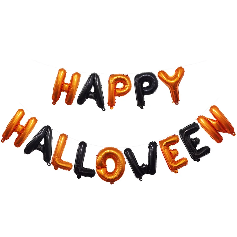Тыква Happy Halloween Сова Алюминий пленка праздничные воздушные шары вечерние атмосферу события буквы украшения поставки