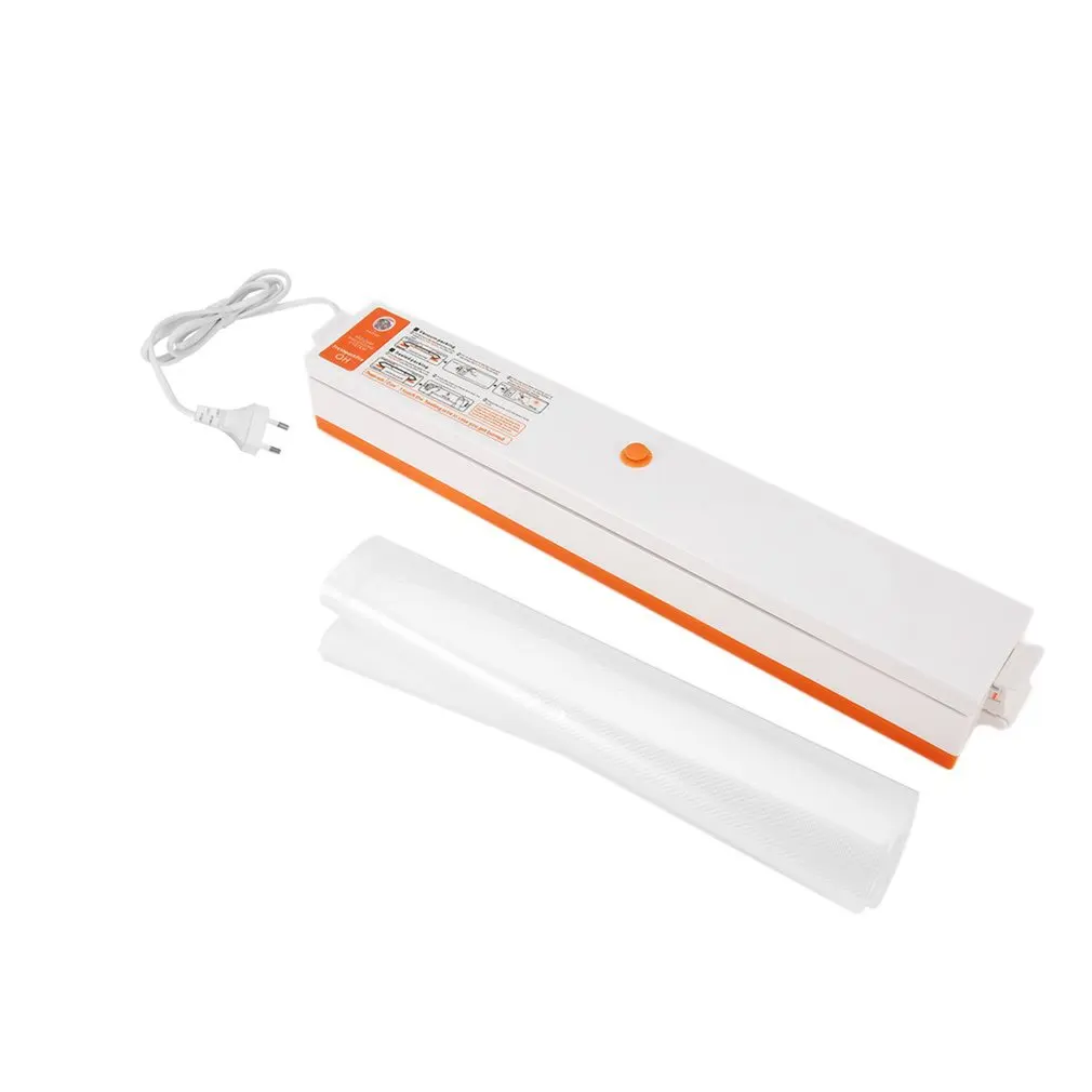 

EU Food Storage Of Household Home Electric Vacuum Sealer Packaging Machine Films Sealer Vacuum Packer Included 15 Pcs Bags