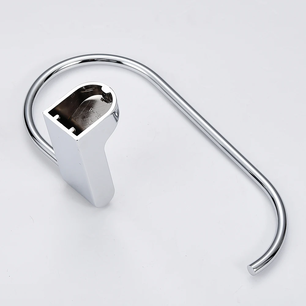 

Hot New Homgeek Wall Mounted Towel Ring Stainless Steel Bath Towel Ring Hook Holder Bar Rack Hanger Durable Bathroom Accessories