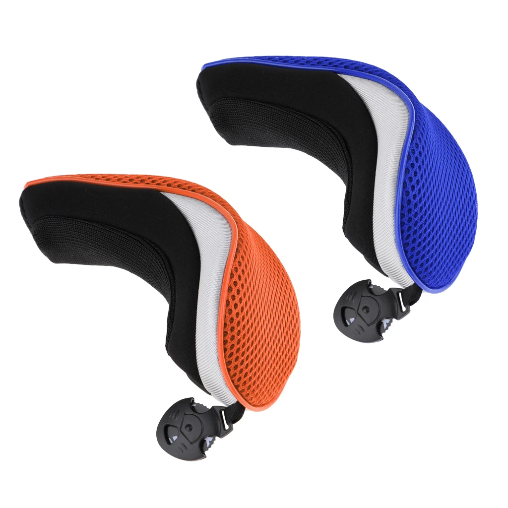2 шт Golf Hybrid UT Club спасательная крышка головы с номером бирки 2,3, 4,5, 7, X-Orange& Blue