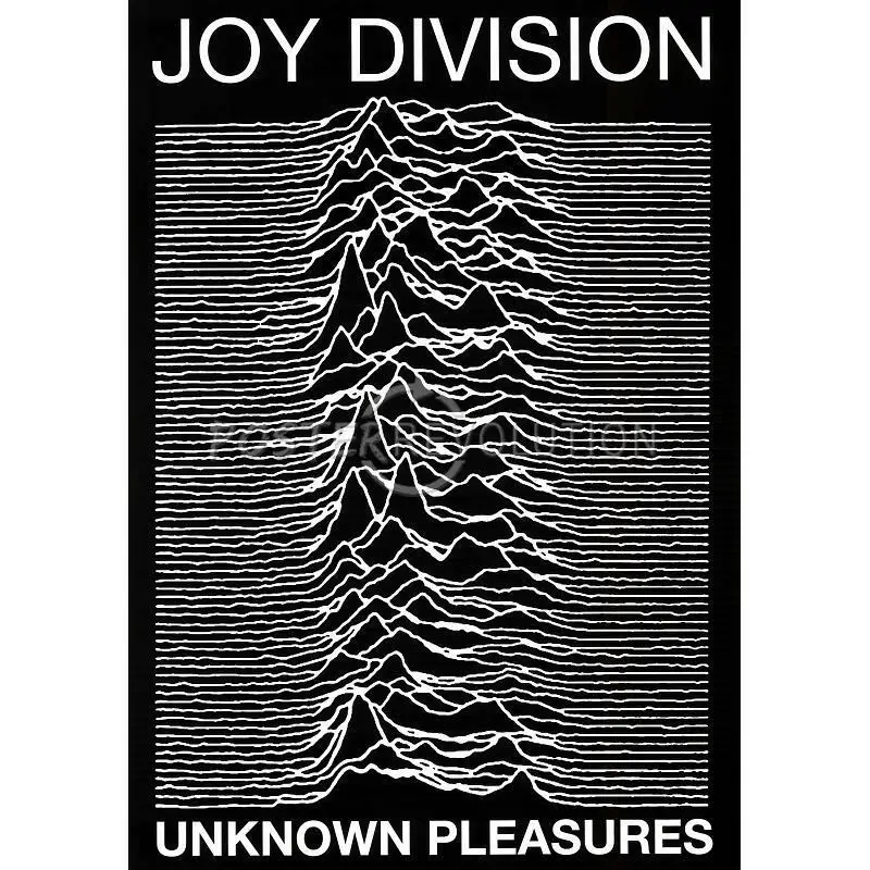 Неизвестный удовольствия Joy Division (1979) картины маслом Печать на холсте стены