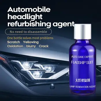 

Car Headlight Renovation Repair Kit Repair Spray Polishing Coat Repair Car UV Lights Polishing Tool Headlight Cleaning
