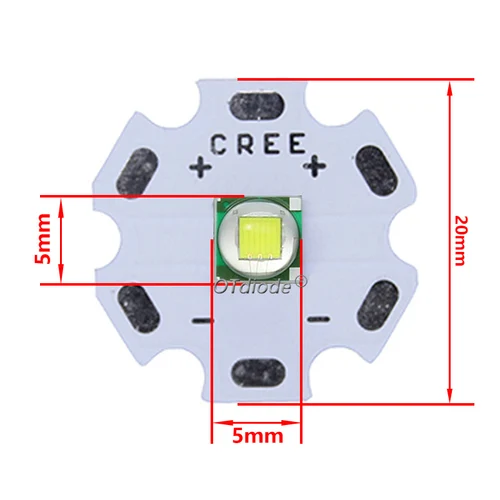 LED 비즈 DIY 차가운 흰색 램프, 토치 손전등, 자동차 조명, 3W 5W 10W 18W 조명, 3V 6V XPE 5050 XML2 XHP50 T6 5
