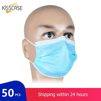 

Disposable Anti-Bacteria Mouth Face Mask 3-Layer Non-Woven Anti Infection Protective Mask Prevent Bacteria PM2.5 Dust Proof Mask