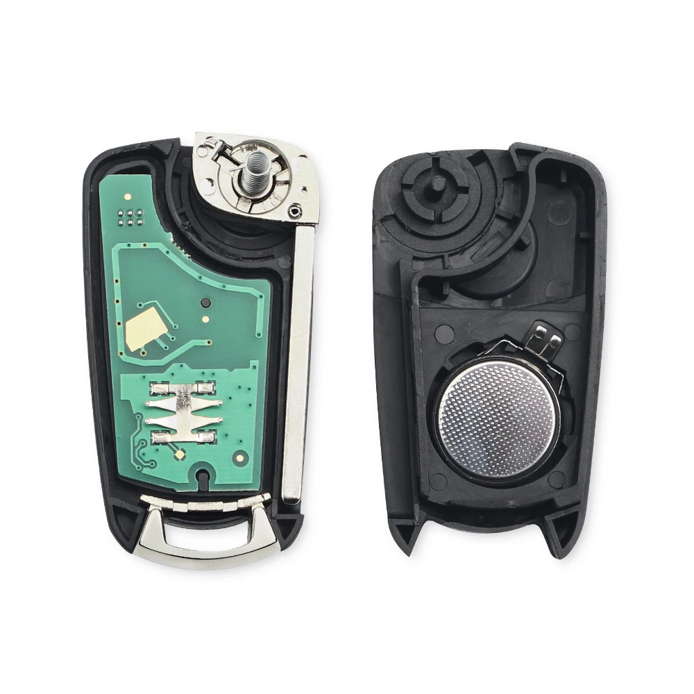 KEYYOU для Vauxhall Opel Vectra C Signum авто Замена ключа флип дистанционного ключа Fob 3 кнопки 433 МГц PCF7946 чип-ключ для автомобиля