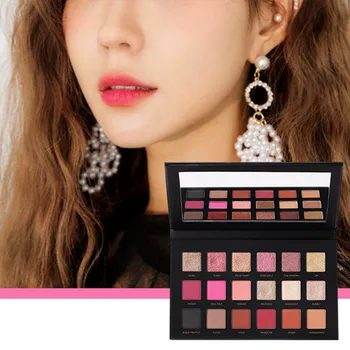 

18 Colors Glitter Eyeshadow Palette Beauty Makeup Shimmer Matte Glitter Shiny Eye Shadow Palette Brightening Powder