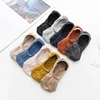 Women Cotton Invisible No Show Socks Non-slip Summer Solid Color Fashion Girls Ladies Ankle Thin Slipper Short Socks ► Photo 2/6