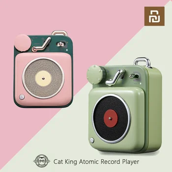 

Xiaomi Mijia original Cat King Atomic Record Player B612 Bluetooth Intelligent Elvis Audio Portable Zinc Aluminum Speaker H30