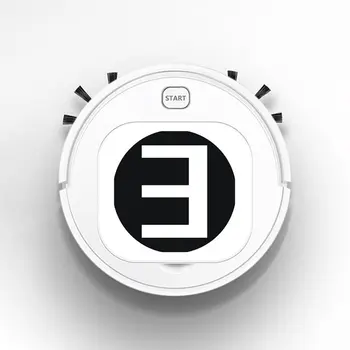 

1800Pa USB Smart Robot Rechargeable 3 in 1 Auto Smart Robot Strong Suction Sweeper Vacuum Cleaners Music Rap Bands Eminem v2