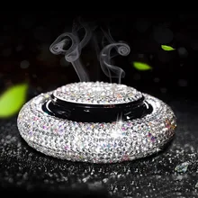 Автомобильный Стайлинг автомобиля освежитель воздуха Кристалл Алмаз летающая тарелка украшения автомобиля Женские Твердые автомобильные освежители воздуха аксессуары