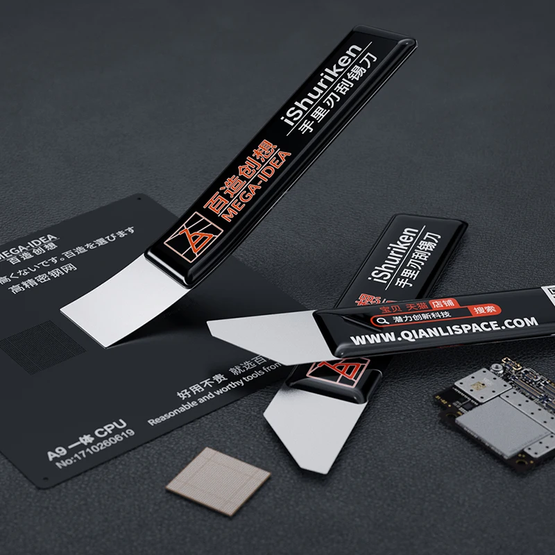 Металлическая паяльная паста iShuriken с памятью износостойкий жестяной нож плоский