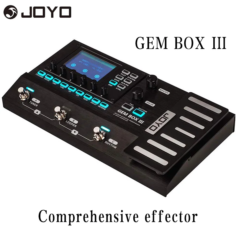 JOYO GEM BOX III Multi Effects Processor with 157 and 61 Preamp Modulations Music Instrument for Bass Acoustic Electric | Спорт и