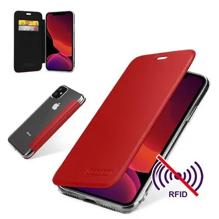 Модный чехол из натуральной кожи с откидной крышкой для телефона iPhone 11/11 Pro мягкий чехол из искусственной кожи для iPhone 11Pro Max Fundas Coque capa - Color: 8