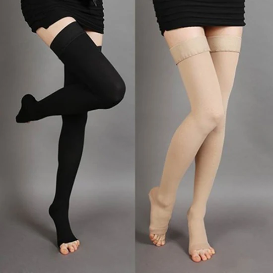 Unisex Knee-High Medical Compression Stockings Varicose Veins Op