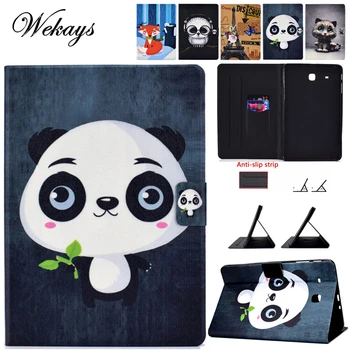 

Wekays Cover For Coque Samsung Tab E 9.6 T560 Cartoon Leather Fundas Case For Samsung Galaxy Tab E 9.6" T560 T561 Cover Cases