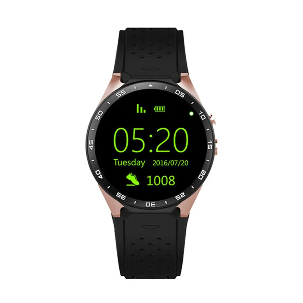 

Original KingWear KW88 Android 5.1 1.39'' Screen 3G Smartwatch Phone MTK6580 Quad Core 512MB 4GB GPS Pedometer Smart Watch Men