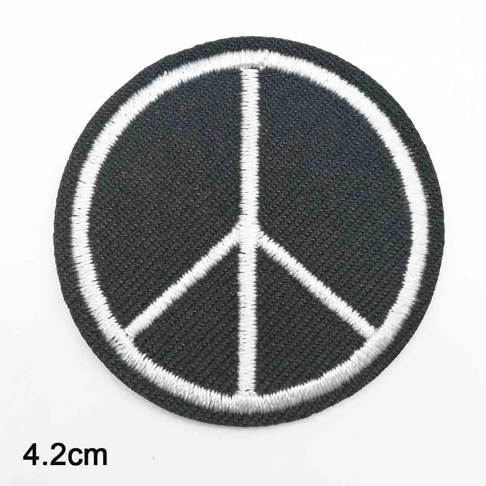 Liebe Und Frieden Eisen auf Gestickten Tuch Kleidung Patch Für Kleidung Mädchen Jungen Großhandel – Detail 3