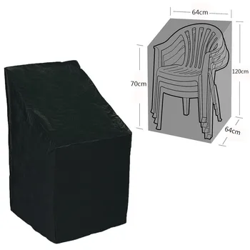 

Waterproof Outdoor Stacking Chair Cover Garden Parkland Patio Chairs Furniture