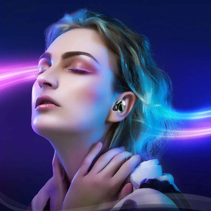 KUMI T3S Bluetooth 5,0 настоящие беспроводные наушники 6D стерео гарнитура IPX6 Водонепроницаемый шумоподавление 3300 мАч Зарядное устройство