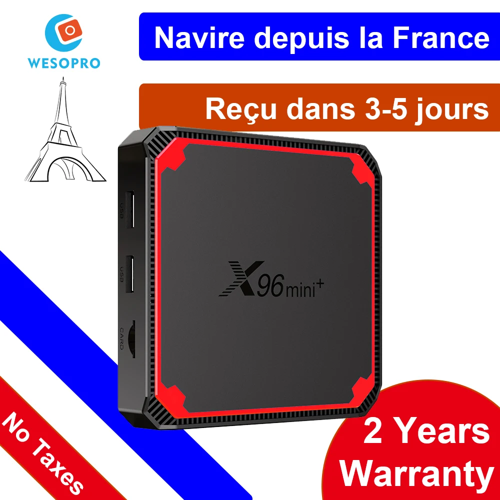 WESOPRO X96 MINI PLUS Android 9.0 TV Box With Amlogic S905W4 Quad Core Dual WIFI IPTV Set Top Netflix Youtube Media Player | Электроника