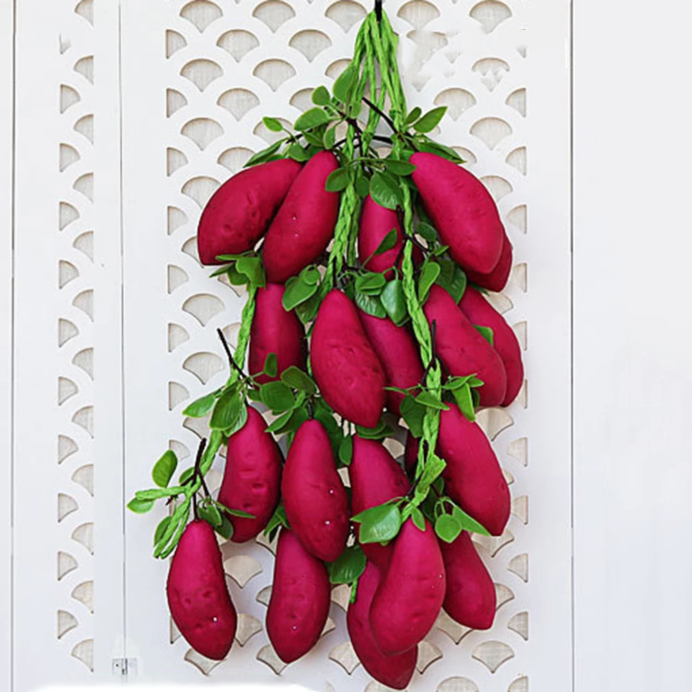 Искусственное Моделирование еда овощи фрукты ПУ красный перец поддельный лимон для домашнего ресторана кухни сада художественный Декор