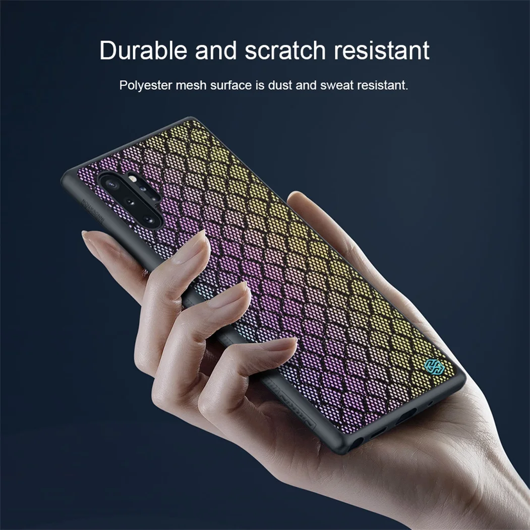 Чехол для samsung Galaxy Note 10 10+ Plus Pro 5G, чехол NILLKIN Twinkle, полиэфирные Светоотражающие Чехлы для samsung Note10