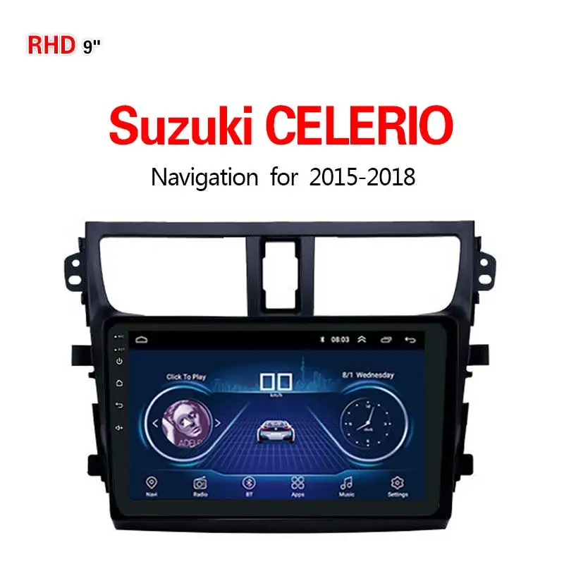 WIFI 1G16G Lionet gps-навигация для автомобиля Suzuki Celerio- 9 дюймов RS2021X - Размер экрана, дюймов: WIFI 1G16G