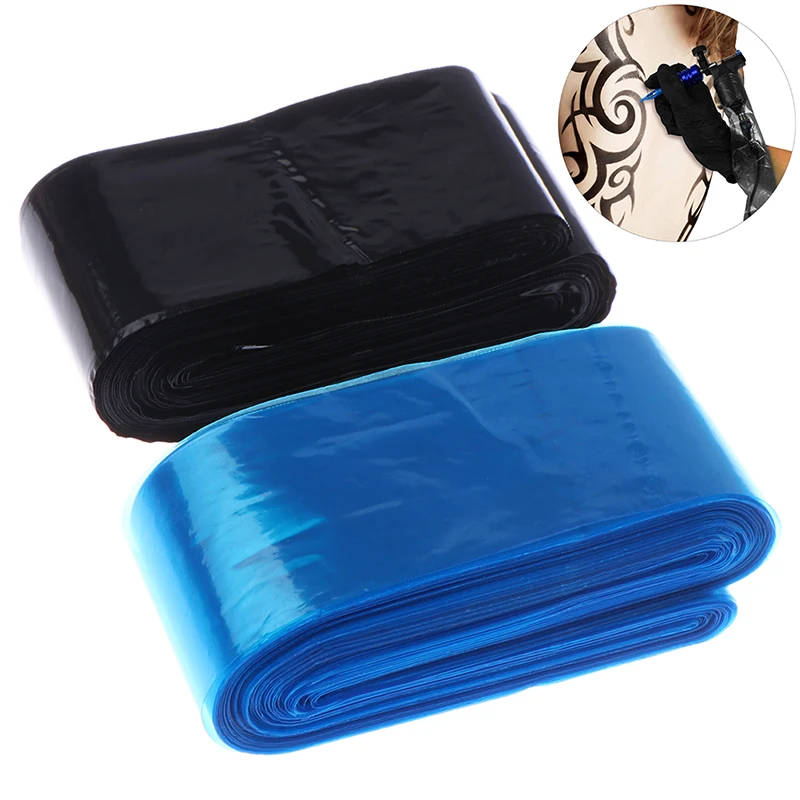 

100Pcs/200Pcs Tattoo Accessory Machine Disposable Black/Blue Tattoo Clip Cord Sleeves Bags Covers For Tattoo