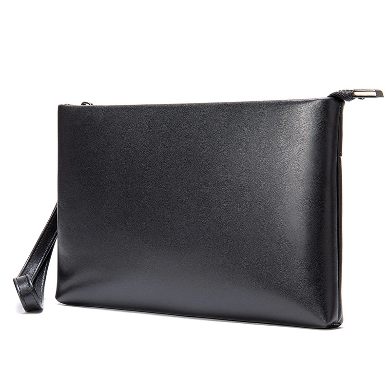 

Men's Clutch Bags Genuine Leather Men's Wallet Male Purse For Man Hand Bag Large Capacity Wallet Bussiness Day Clutch Bag