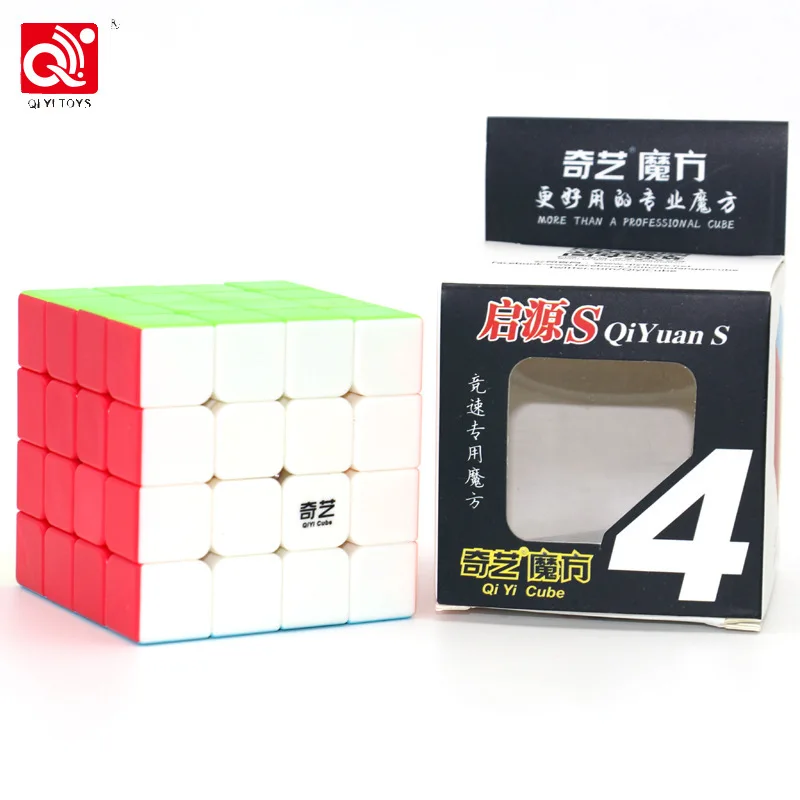 [XMD Magic Cube Qiyuan's four-Order] игра только 4-Order Magic Cube цветная дырочка-клейкая бумага обучающая игрушка
