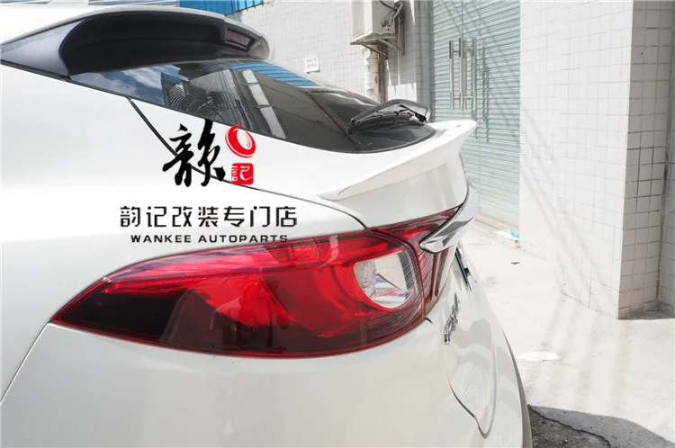 Подходит для MAZDA CX4 CX-4 спойлер из углеволокна крыло губ