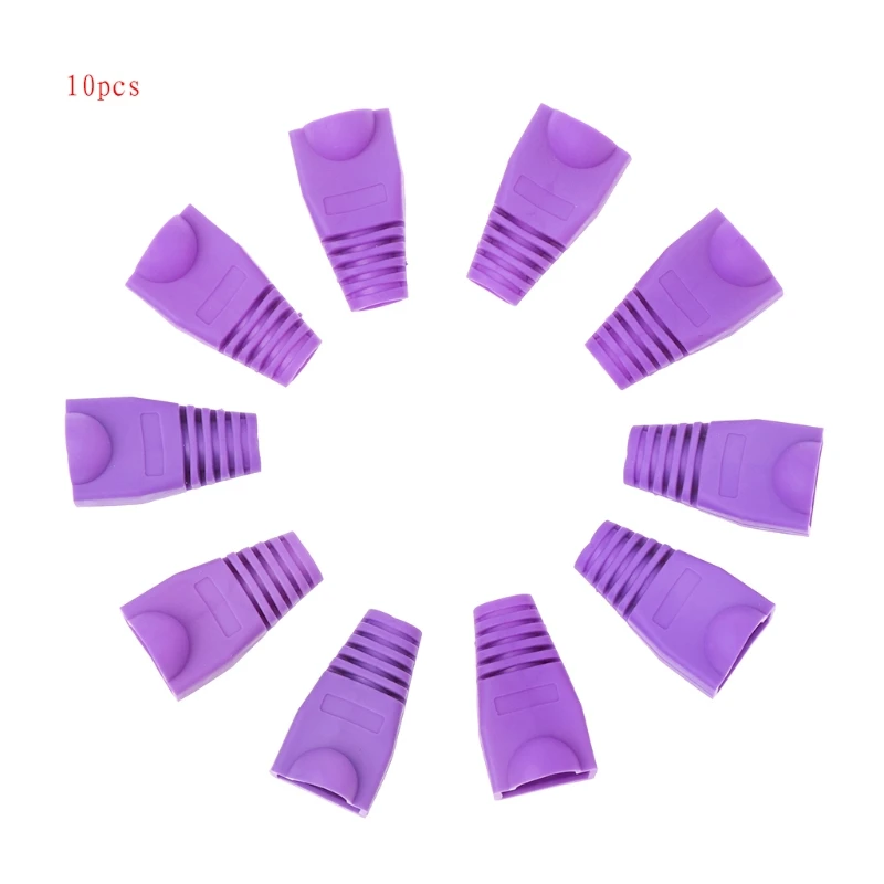 10/25 шт./лот для RJ45 Cat6 Cat5E сетевой кабель Разъем защитные колпачки