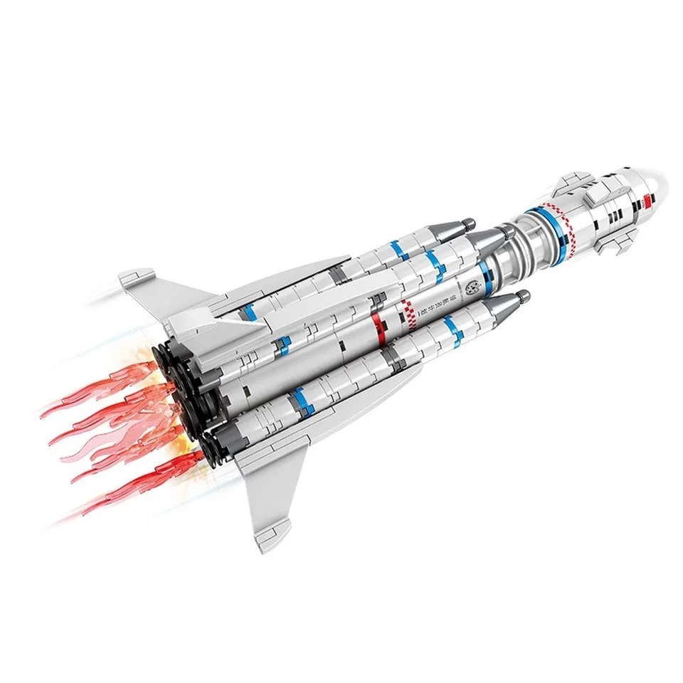 

332pcs Carrier Rocket Building Blocks Model Compatible with Legoinglys 60228 Space Series of City Set Bricks Toys Gifts For Kids