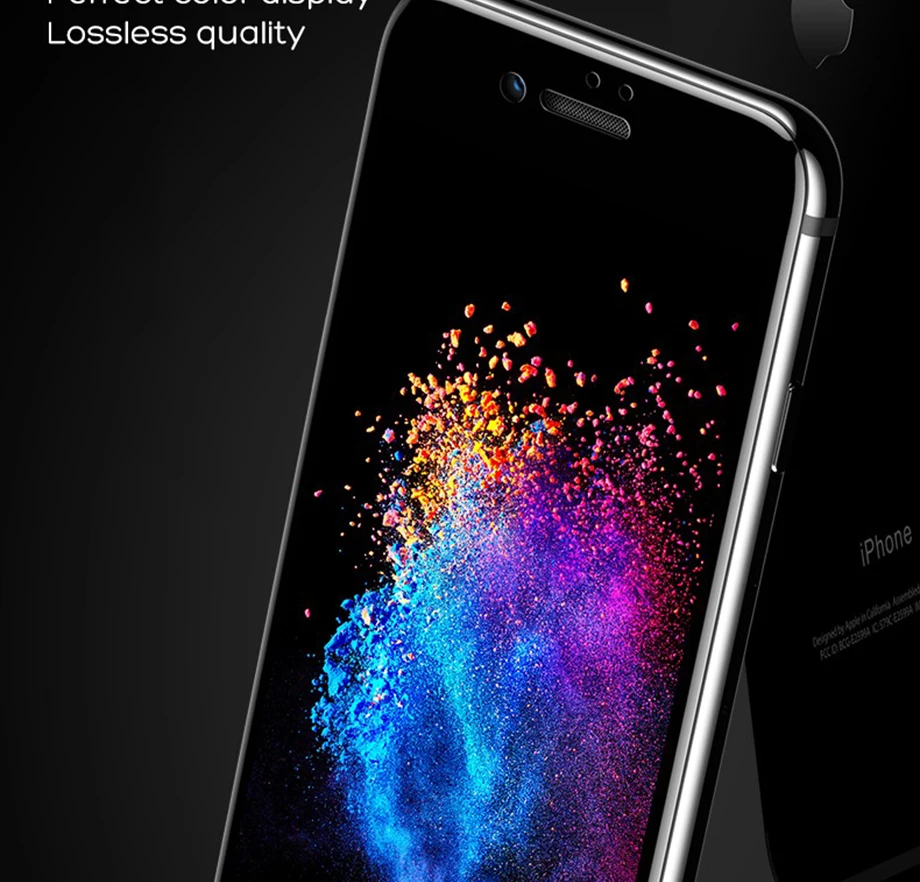 Защитное стекло 5D с закругленными краями для iPhone 7 8 6 6s Plus, закаленное защитное стекло для экрана для iPhone 11 Pro X XR XS Max