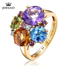 ENZO Natural topaz/Peridot/Amethyst/Citrine 18K Pure Gold 2020 New Hot Selling Top Ring Shape Ring For Woman Genuine Jewelry Fine Jewelry ENZO Natural topaz/Peridot/Amethyst/Citrine 18K Pure Gold 2020 New Hot Selling Top Ring Shape Ring For Woman Genuine Jewelry Fine Jewelry