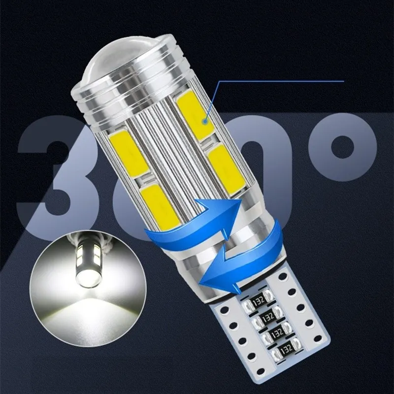 T10 LED Canbus No error 12V   5630 10SMD 5W5 LED ڵ Ʈ Ŭ   Singal  ȣ Ʈ