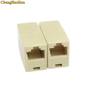 

10pcs Network Ethernet Dual Straight Head Lan Cable Joiner Coupler RJ45 CAT 5 5E 6 6a Extender Plug Network Cable Connectors