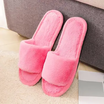 

Fur Slippers Shoes Woman Fashion Tap Hoe Winter Sandals Female Casual Shoes Women Ladies Shoes Comfort Warm Suede Women Slippers