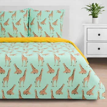 

Bed linen "Ethel" duet High sky 143 * 215 cm - 2 pieces, 220 * 240 cm, 70 * 70 cm -2 pieces