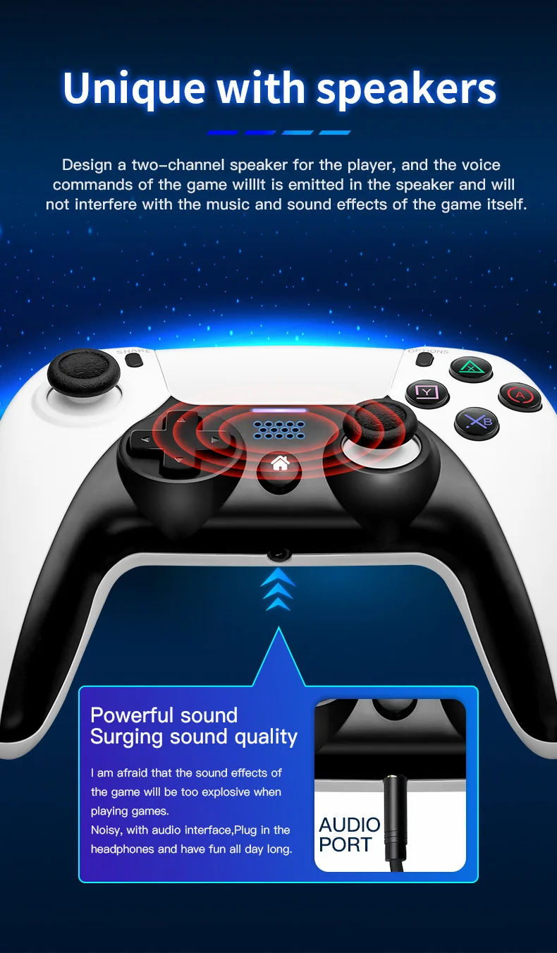 Wireless Joystick Gamepad Wireless Game Controller Joypad For PS4 NS Switch Pro PC Controller